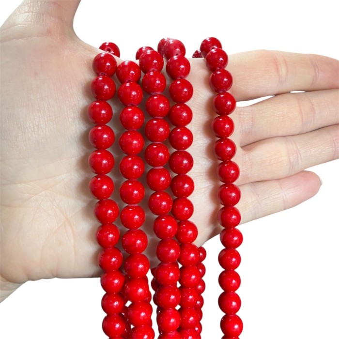 Jadeit czerwony syntetyczny